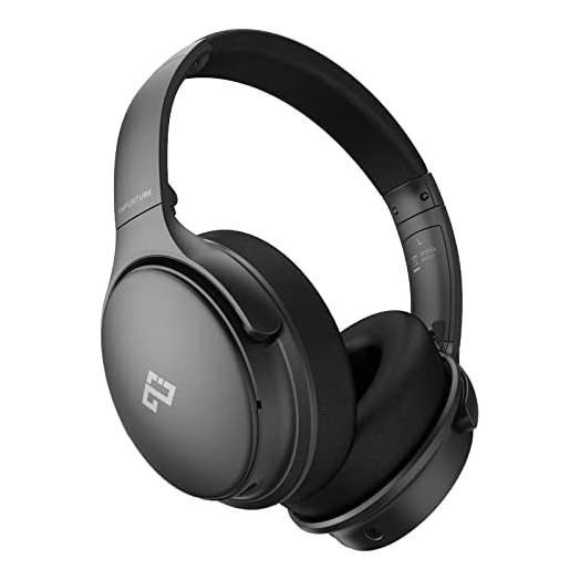 Active Noise Cancelling Headphones, INFURTURE H1 Wireless Over Ear Bluetooth Headphones, Deep Bass Headset, Low Latency, Memory Foam Ear Cups,40H Playtime, for Adults, Kids, TV, Travel, Home Office