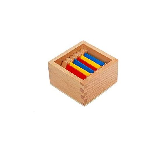Adena Montessori Color Tablets(1st Box) Materials Color Recognition and Sorting Toys Early Childhood Cognitive Development Toys