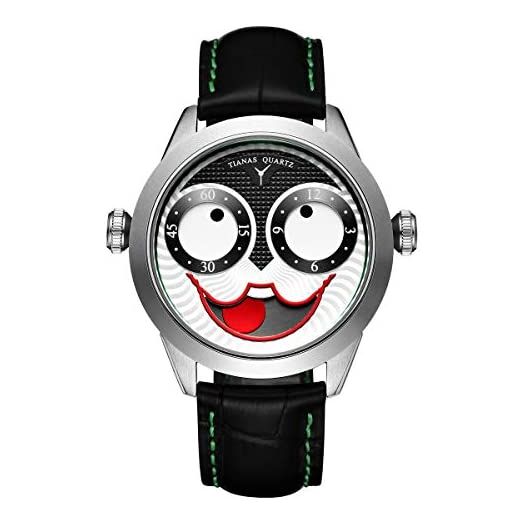 Men Watch Quartz Waterproof Watches Joker Stylish Design Stainless Steel Leather Strap Wrist Watch for Men