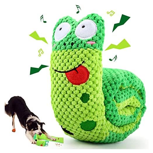 Squeak Dog Toys Stress Release Game for Boredom, Dog Puzzle Toy IQ Training, Dog Snuffle Toys Foraging Instinct Training Suitable for Small Medium and Large Dogs