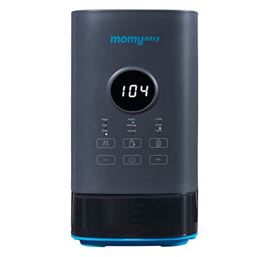 MOMYEASY Baby Bottle Warmer, 3 Min Fast Bottle Warmer with Accurate Display Timer, Baby Breastmilk Formula Milk Warmer with Temperature Control 48H Keep Warm and Auto Shutoff
