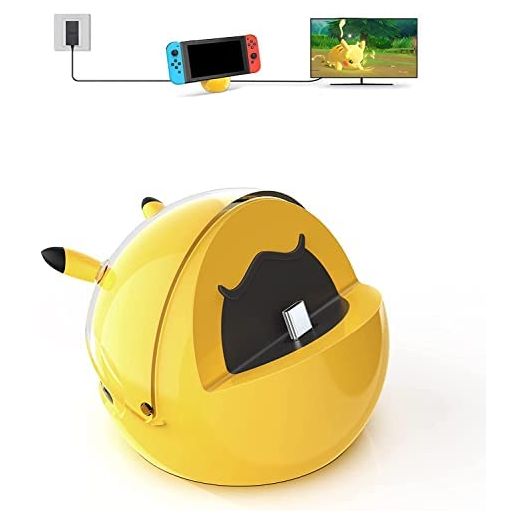 Antank Switch Docking Station for Nintendo Switch and Switch OLED, 4K HDMI TV Adapter Portable Switch Dock, Replacement Charging Dock with 2 USB 3.0 Port