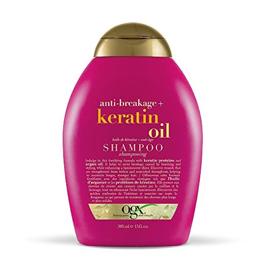 Organix Anti-Breakage Keratin Oil Shampoo, 385ml