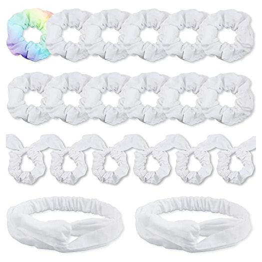 IVARYSS White Scrunchies