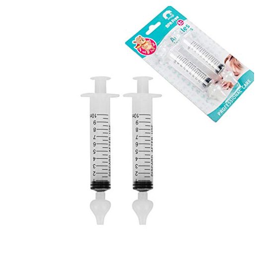 Syringe Nasal Irrigator, Professional Baby Nasal Irrigator Portable Infant Nose Cleaner Rinsing Device Fast All Natural Relief-Nasal Irrigation/Nasal Spray/Nasal Hygiene (2 pièces)