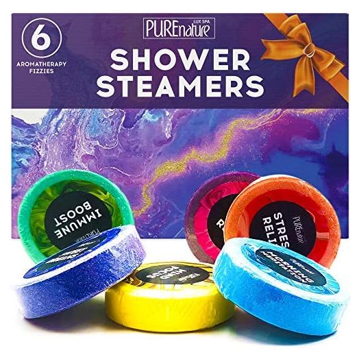 Aromatherapy Shower Steamers - Bath Bombs for Showers - Stress Relief and Relaxation Spa Gifts for Women and Mom Who Has Everything - Relaxing Tablets with Eucalyptus, Lavender for Relaxation
