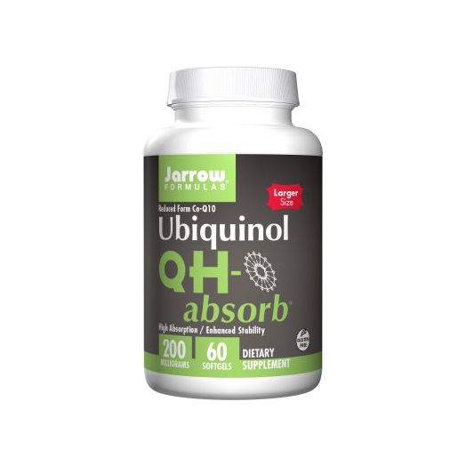 Jarrow Formulas QH-Absorb, High Absorption/Enhanced Stability, 200 mg, 60 Softgels