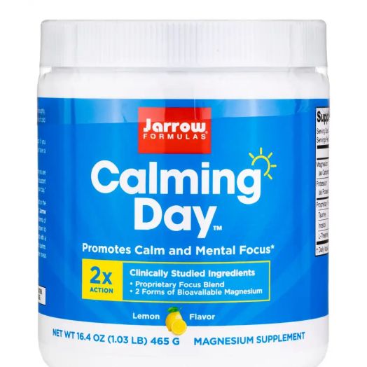 Jarrow Formulas Calming Day, Lemon Flavor - 16.4 oz (465 Grams)