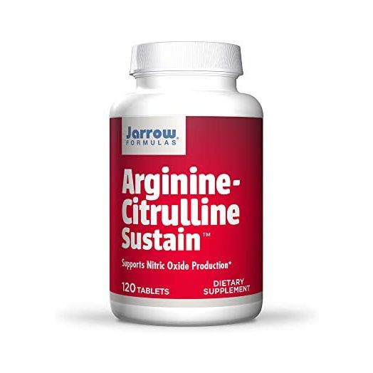 Jarrow Formulas Arginine-Citrulline Sustain, 120 Tablets