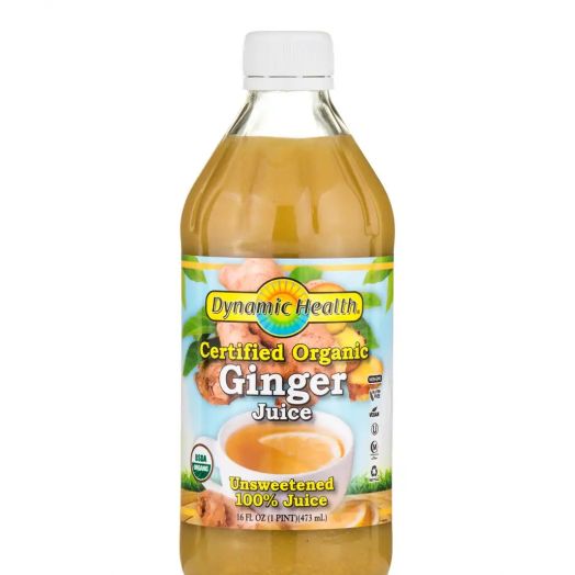 Dynamic Health Ginger Juice, Certified Organic - 16 fl. oz (473 ml)