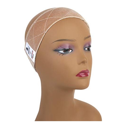 MainBasics Adjustable Velvet Wig Grip Band (Beige)