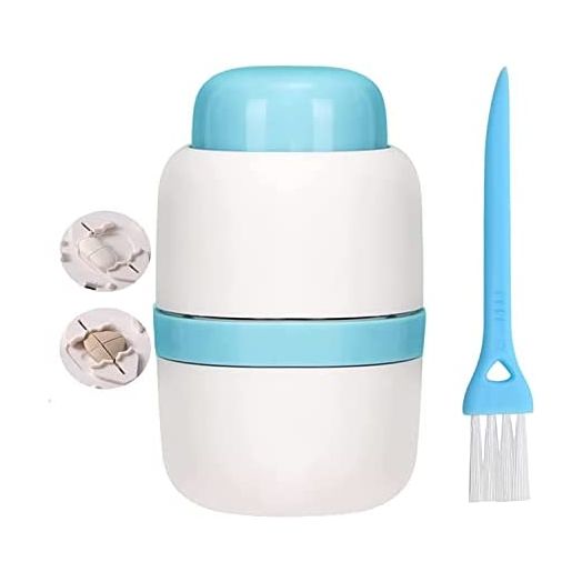 Pill Cutter, 1/4 Divider, 1/2 Divider Sturdy Tablet Cutter, Hidden Blade, Ideal for Cutting Vitamins, Tablets
