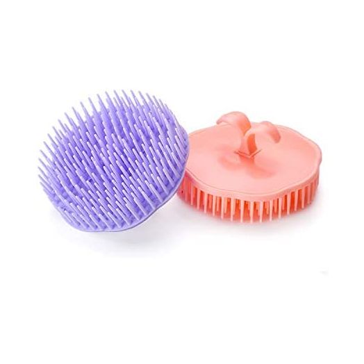 Hair Scalp Brush Dandruff Cleaning Brush Shower Scalp Shampoo Brush Scalp Massager (Pack of 2)