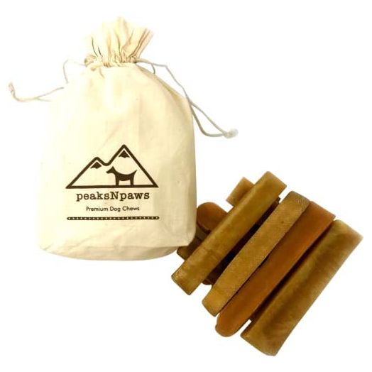 peaksNpaws Yak Milk Dog Treats in Bulk - Natural Yak Chews from Himalayan Mountains - 3 Pounds - for Aggressive Chewers - Grain Free - Easily Digestible, Promotes Oral Health
