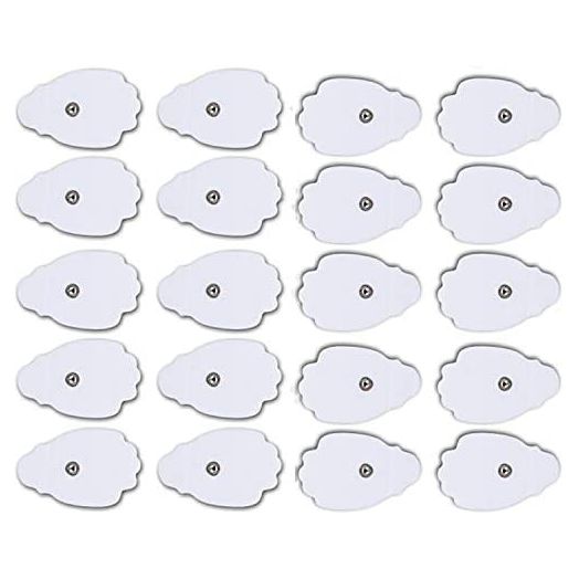 Belifu TENS Unit Electrode Pads Reusable Self-Adhesive Replacement Massage Pads Latex Free