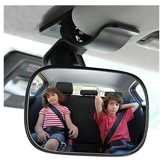 Automotive Interior Rearview Baby Mirror Wide Angle Convex Mirror for Infant Toddler Child Children Backseat Adjustable Rearview