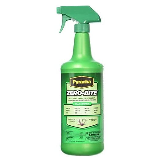 Pyranha Zero-Bite All Natural Fly Spray, 32 Ounce