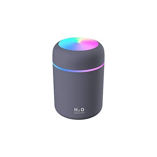 AISHNA Humidifier Colorful Cool Mini Humidifier,Essential Oil Diffuser Aroma Essential Oil USB Cool Mist Humidifier,2 Adjustable Mist Modes, Super Quiet,for Car,Office,Bedroom(Navy)
