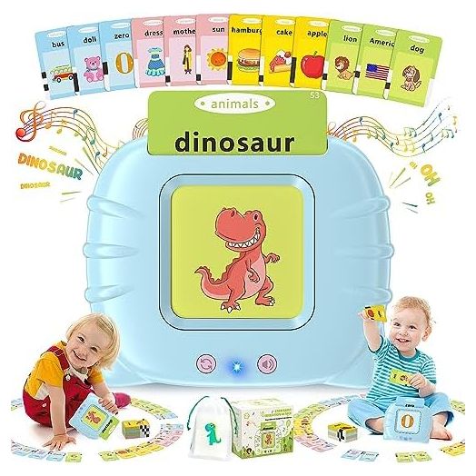 Toddler Toys for 2 3 4 5 Year Old Girls and Boys, Uladis Speech Therapy Toys, Autism Sensory Toys for Autistic Children, Montessori Toys, Learning Talking Flash Cards 224 Sight Words