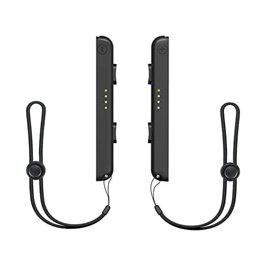 Manba Joycon Wrist Strap for Nintendo Switch Joycon, Replacement Joy Con Strap 2 Pack, Adjustable Switch Joycon Strap(Black)