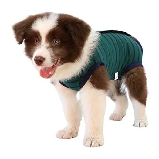 ZIMAOSHAN Recovery Suit for Dogs After Surgery,E-Collar & Cone Alternative,Prevent Licking Dog Bodysuit,Anti-Biting Lick Wound,Surgical Onesies for Female Male,Shedding Suit for Dogs