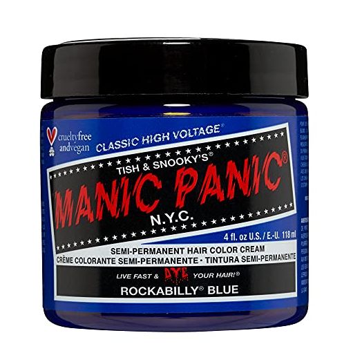 MANIC PANIC Rockabilly Blue Hair Dye Classic
