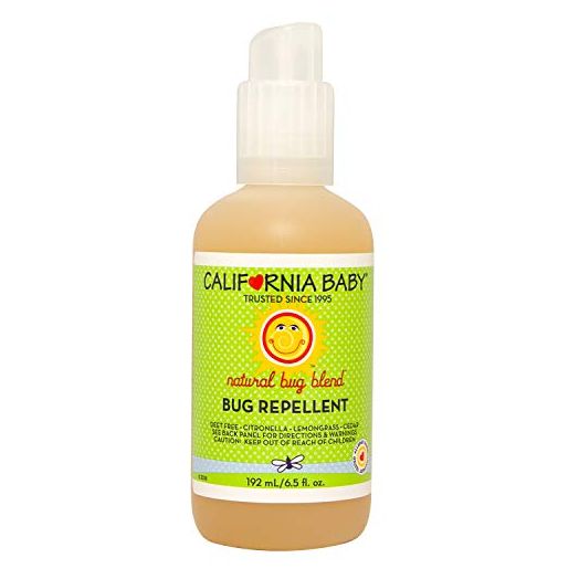 California Baby Plant-Based Natural Bug Repellant Spray (6.5 fl. oz.) Skin Safe, Plant-Based Formula for Babies, Toddlers, Kids | Outdoor Protection from Mosquitoes (1 Pack)