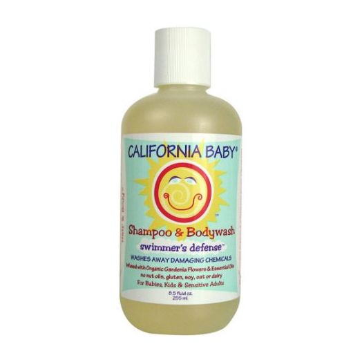 California Baby Swimmer's Defense Shampoo & Bodywash Tahitian Monoi & Lemongrass, 8.5 FL OZ
