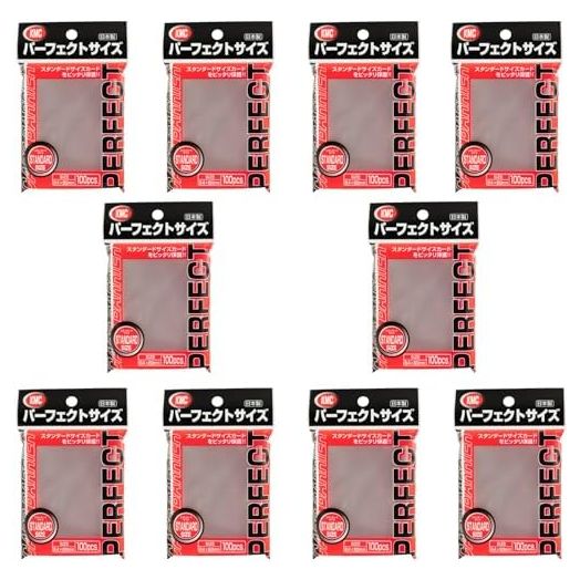 KMC 100 Karte Barriere Perfekte Größe (10 Packungen/Gesamt 1000)