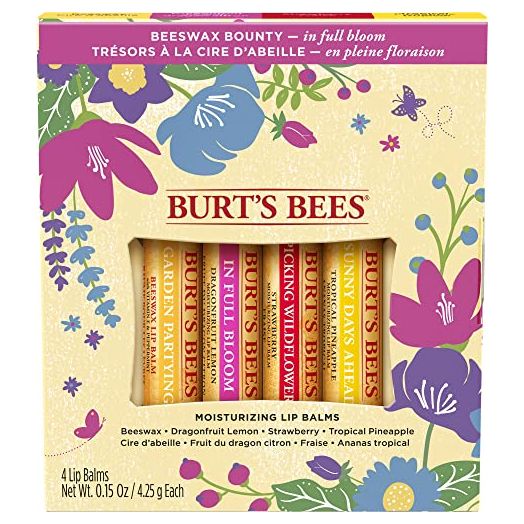 Burts Bees Beeswax Bounty Lip Balm Gift Set, 0.15 OZ