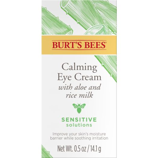 Burt's Bees Sensitive Solutions Calming Eye Cream with Aloe and Rice Milk, 0.5 Fluid Ounces