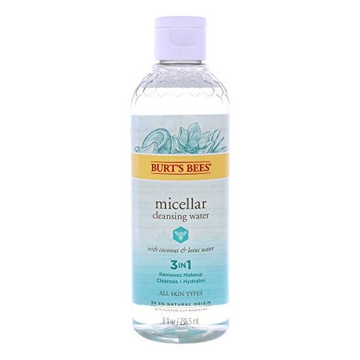 Burt's Bees Micellar Cleansing Water with Coconut & Lotus Extract, 8 Oz (Package May Vary)