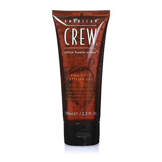 American Crew Men's Hair Gel Firm Hold, Non-Flaking Styling Gel, 3.3 Fl Oz