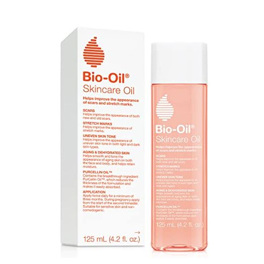 Bio-Oil Skincare Body Oil, Moisturizer for Scars and Stretchmarks, Hydrates Skin, Non-Greasy, Dermatologist Recommended, Non-Comedogenic, For All Skin Types, with Vitamin A, E, 4.2 Ounce (Pack of 1