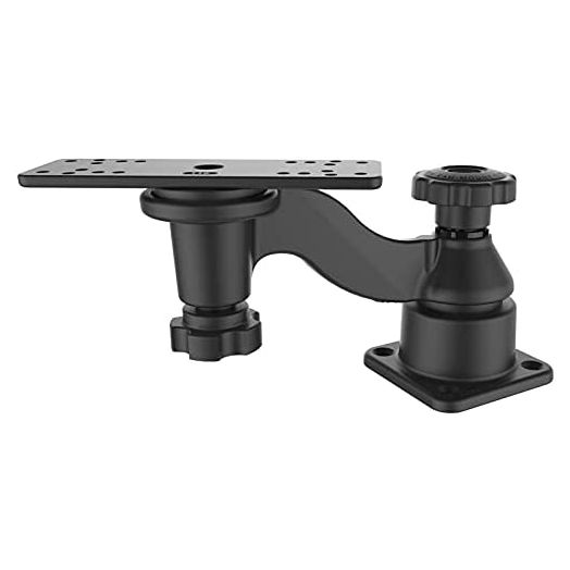 RAM Mounts Horizontal 6" Swing Arm Mount for Fishfinders & Chartplotters RAM-109HU Compatible with Garmin, Humminbird, Lowrance + More