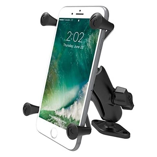 RAM Mounts X-Grip Large Phone Mount with Diamond Base RAM-B-102-UN10U with Medium Arm