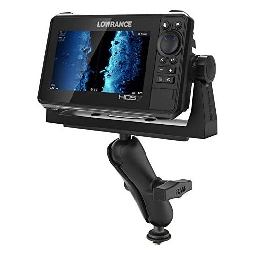 RAM Mounts Track Ball Marine Electronic Mount RAM-111B-354-TRA1U with Medium Arm Compatible with Garmin, Lowrance, Humminbird + More