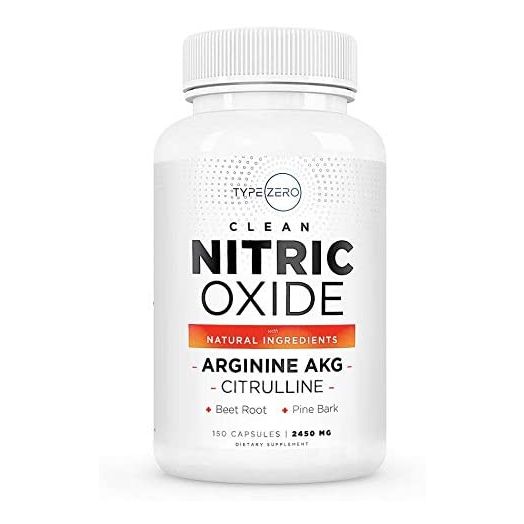 Type Zero Nitric Oxide Booster Supplement, Beetroot, Arginine AKG, Citrulline (6X)