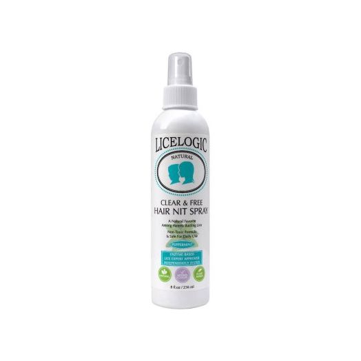 LiceLogic Peppermint Clear & Free Hair Nit Spray, 8 fl oz