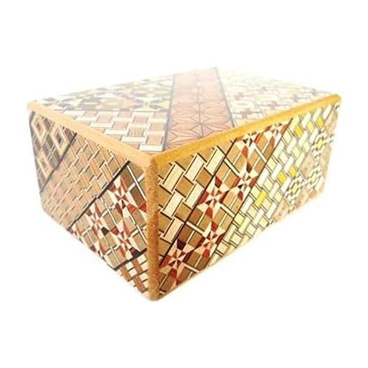 Uncommon Treasures Yosegi Puzzle Box 4 Sun 12 Steps