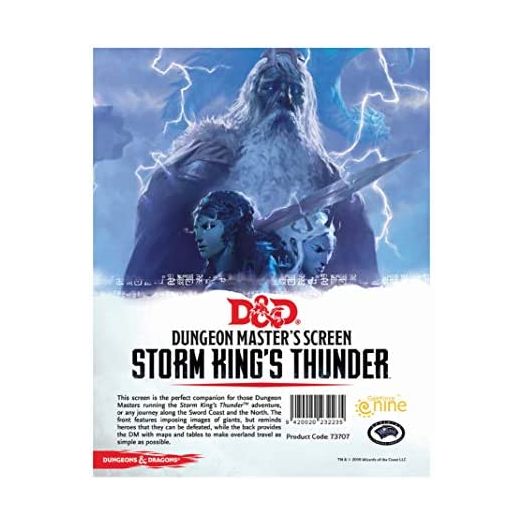 Gale Force Nine Dungeons & Dragons, "Storm Kings Thunder" DM Screen
