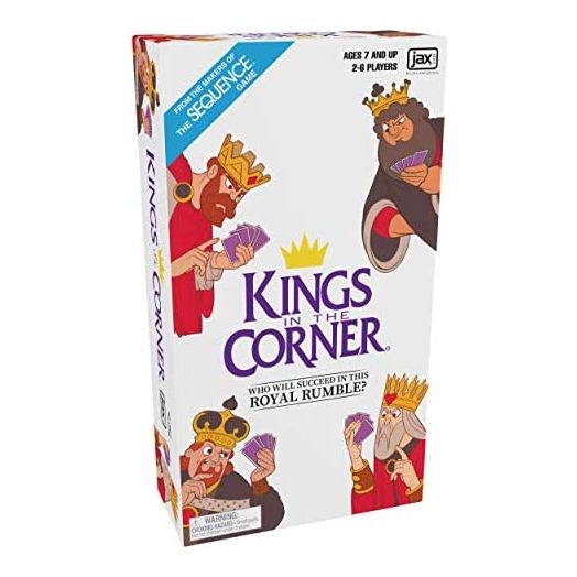 Jax Kings in the Corner, The Traditional Gameplay of Solitaire with a Twist, for the Whole Family!