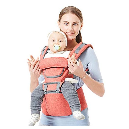 Baby Carriers Kangaroo Front and Back for Newborn to Toddler with Hip Seat, Forward Facing Baby Backpack Carrier