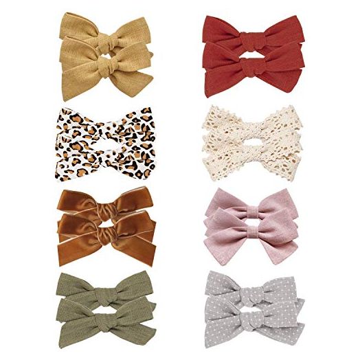 Baby Girl Hair Bow Clips Barrettes, Assorted Hair Accessories Alligator Clip for Little Girls Toddler Kids Teens