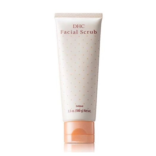 DHC Facial Scrub, Gentle Exfoliating Scrub, Creamy Microbead-Free Cleanser, Smooth, Hydrating, Clearer-Looking Complexion, Ideal for All Skin Types, 3.5 oz. Net wt.