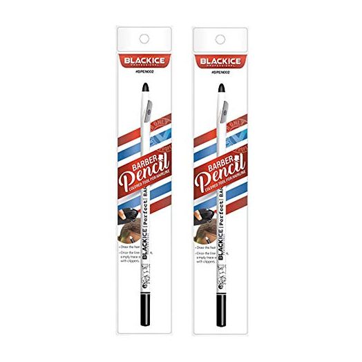 (2) Black Ice Spray Barber Pencils (White)