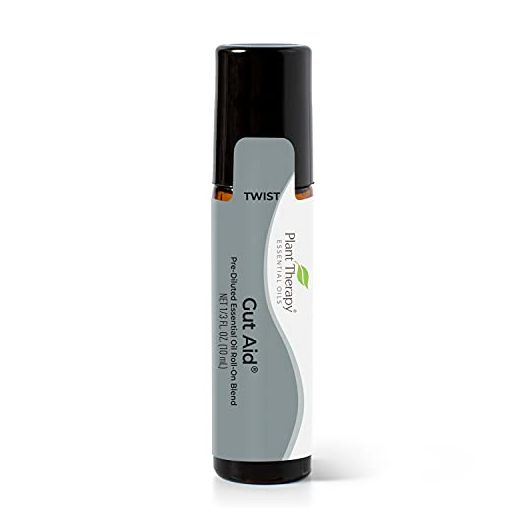 Plant Therapy Gut Aid Essential Oil Blend Roll-On 10 mL (1/3 oz) 100% Pure, Pre-Diluted Roll-On, Natural Aromatherapy