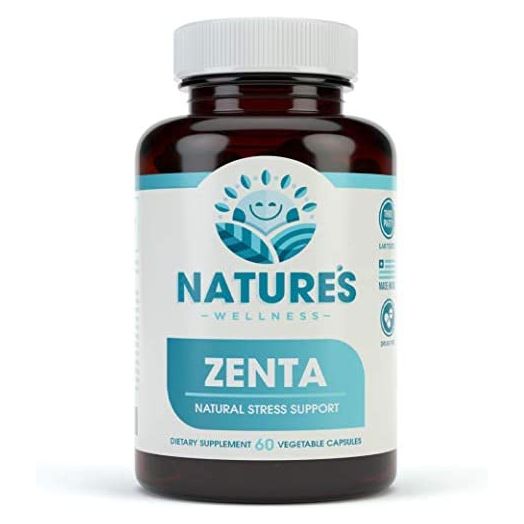 Natures Wellness ZENTA Natural Relief Supplement with 5-HTP, Ashwagandha