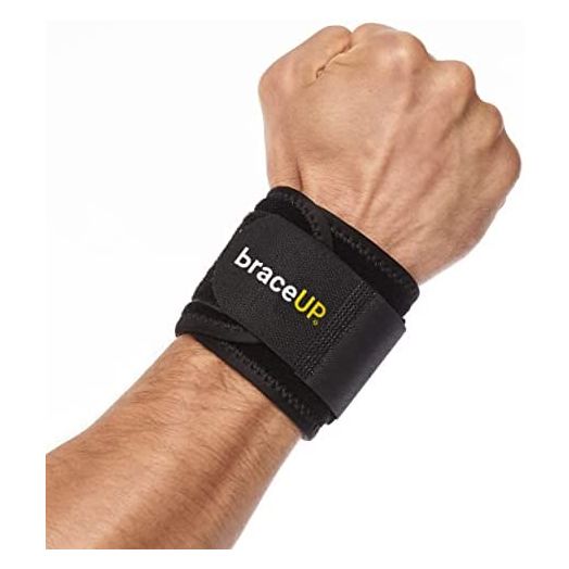 BraceUP Wrist Compression Strap and Wrist Wrap Wrist Band, Brace