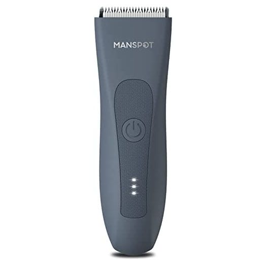 MANSPOT Electric Groin Hair Trimmer, Ball Trimmer/Shaver, Replaceable Ceramic Blade Heads